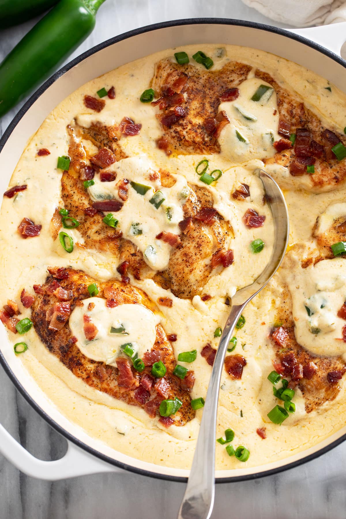 Quick & Easy Jalapeño Popper Chicken Casserole for Weeknights